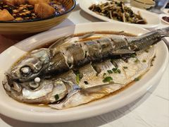 葱油蒸白鱼-渔阿婆熟醉蟹·30年本帮菜传承·鱼头汤(拈花湾·灵山必推店)
