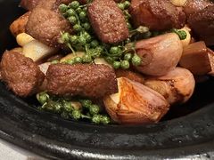 煎烹雪花牛肉-狮王府淮扬菜(夫子庙老门东店)