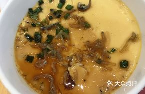 Silver Fish Filament Tofu Egg Custard