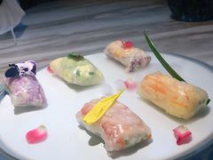 漫步花开彩虹卷-蜜桃花开·中西融合菜E&W(南长街店)