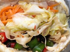 饼夹花干菜-三兄弟高炉烧饼