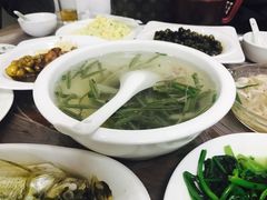 莼菜肉丝汤-太湖好灶头土菜馆(石公路店)