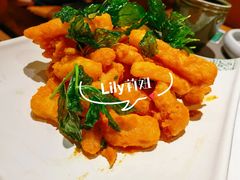 咸蛋黄焗脚板山药-云海肴·汽锅鸡·云南菜(高德置地店)