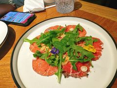 指橙黑松露薄切牛肉片-Crafted 花园露台牛排海鲜馆