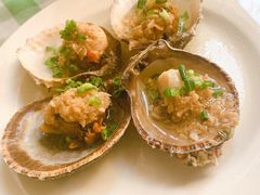 蒜蓉蒸赤螺-杨梅坑渔村海鲜餐厅