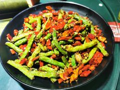 干煸四季豆-叶派龙虾•招牌香辣蟹·海鲜(中海国际店)