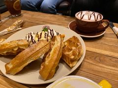 水果冰淇淋松饼-漫咖啡(五四北店)