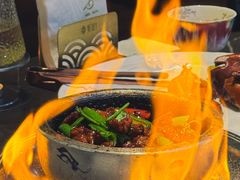 火焰黄牛肉-海派悦庭·海胆烧麦·新融合菜(凯德广场店)