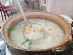 象拔蚌扇贝粥-适口餐厅砂锅粥(公信路总店)