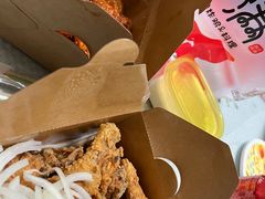 炸鸡翅一半一半-富乐满韩国正宗炸鸡韩国料理(虹泉路店)