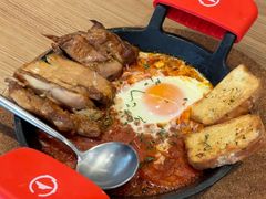 浅夏烤鸡排摩洛哥式蛋-必胜客(巴沟店)