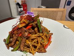 秘制黑椒牛肉意面-爱欢洗ifunwash(北辰店)