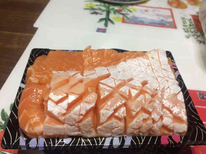 给打包的三文鱼饭量好足,味道也很赞.