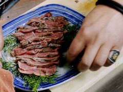 生切侧柏枝熏烤羊里脊-金生隆(六铺炕店)