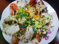 葱油白蟹-白沙菜市场