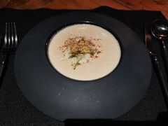 卡布奇诺蘑菇汤配牛肝菌-AZUL by FUEL蓝色·法式酒馆(琶醍店)