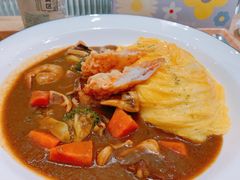 辛鱿海老咖喱蛋包饭-池奈·咖喱蛋包饭(熙地港店)