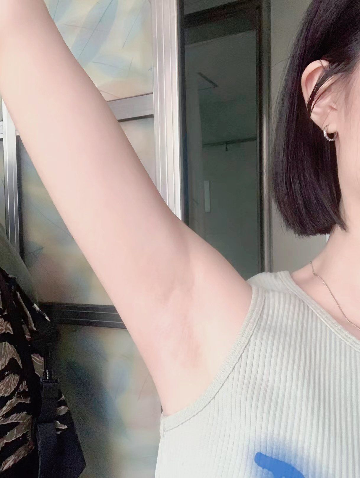 接干净腋下! 接没黑点