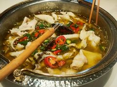 网红青花椒沸腾鲈鱼-上上席川菜(凯德乐峰广场店)