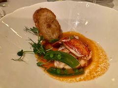 龙虾配豌豆苗和香茅龙虾汁-Jean Georges