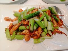芦笋炒河虾-道道鲜·崇明私房菜(五角场店)