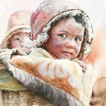 水彩人物作品很有感触～