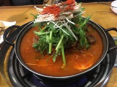 土豆排骨火锅-喇喇排骨火锅·传统韩式脊骨汤(望京西园总店)