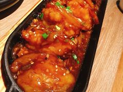 铁板鲜虾盒-金掌勺锅包肉(华润万象城店)