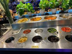 自助调料区-鑫海汇海鲜烤肉自助(北国商城店)