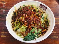 油泼菠菜面-老陈婆手工面庄