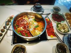 骨汤虫草花锅底-许府牛火锅(信义坊总店)