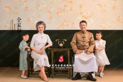-时光纪亲子全家福照相馆(静安店母女写真父母纪念照)