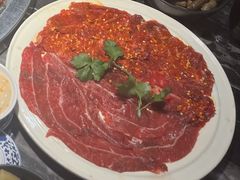 剁椒鲜切牛肉双拼-小王少龙火锅(沙南街店)
