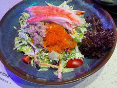 蟹籽蟹柳蔬菜沙拉-正宗齐齐哈尔烤肉·齐牛哥鲜切炭火烤肉(杭州总店)