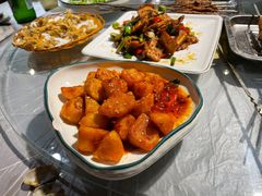 糖醋锅巴土豆-老兰家传统烧烤炒菜泡馍(小南门店)