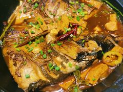 砂锅鱼头烧豆腐-善银私房菜馆(金舟花园小区店)