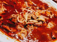 水煮牛肉-娄三少·老北京春饼烤鸭家常菜(方庄店)