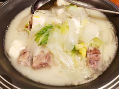 排骨炖豆腐白菜叶-翠花老菜饺子馆(七宝店)