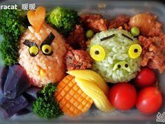 愤怒的小鸟便当-营养素健康餐厅