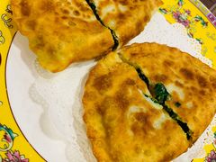 鲜虾韭菜盒子-七菜馆·东北菜·蒸饺(文体路店)