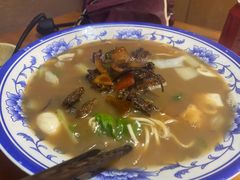 虾仁爆鳝面-何太太馄饨面铺(大浒东苑店)