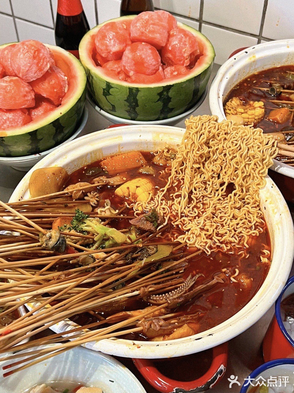 地道成都串串🍢人均50r街头撸串