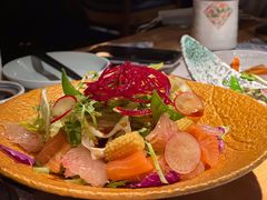 柚子海鲜沙拉-萤初高端日料王(曲江银泰店)