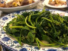 猪油渣炒番薯叶-阿殳粥馆(水围村店)