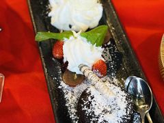 巧克力熔岩蛋糕配香草冰激凌-申德勒加油站西餐厅(日坛路总店)