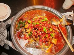 -探鱼·鲜青椒爽麻烤鱼(番禺万达店)