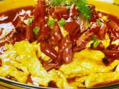 水煮肉片-添福来墨鱼饺子 · 海鲜东北菜(泡崖店)