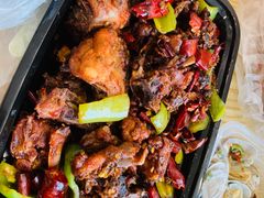 双椒鸡骨架-扒虾小妹儿麻辣海鲜(宏图街店)