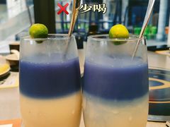 渐变蝶豆腐花-椰小鸡·琼州糟粕醋·火锅(美兰缤纷城店)