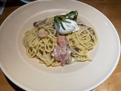 培根蘑菇奶油意大利面-新贝乐意大利餐厅(苏州中心店)